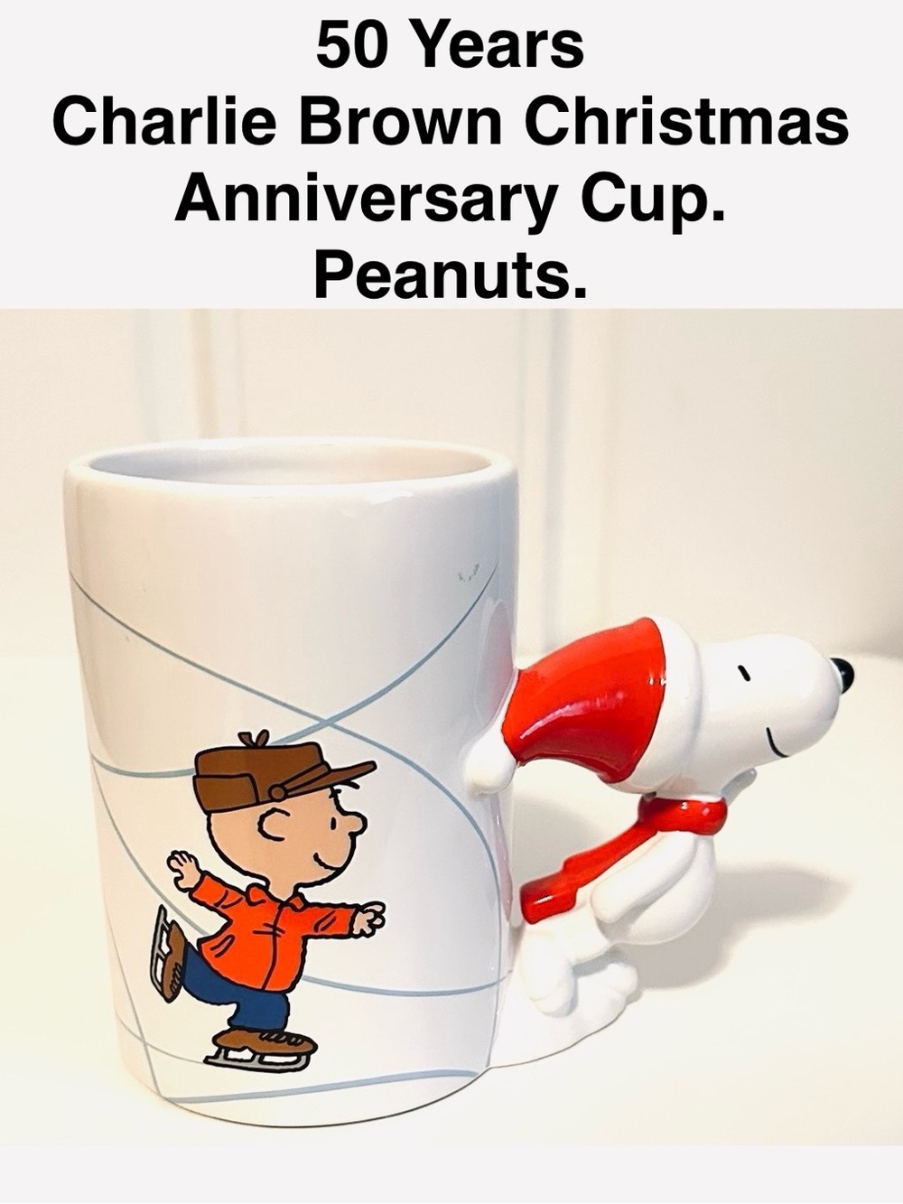 Charlie Brown Anniversary Cup 50 Years Snoopy Peanuts Collectible 🥜